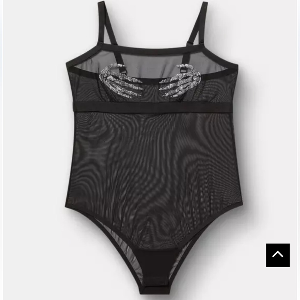 Diamonte Mesh Bodysuit